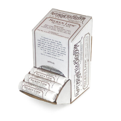 Silken Lips, All Natural Lip Balm with Beeswax™  —  Gravity Feed Box of (24)